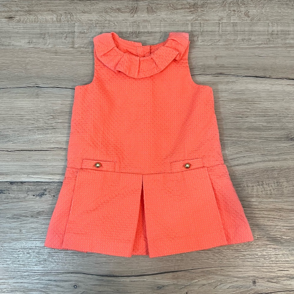 Janie and Jack Baby Girl Dress, Dropwaist Dress, Size 6-12 Months